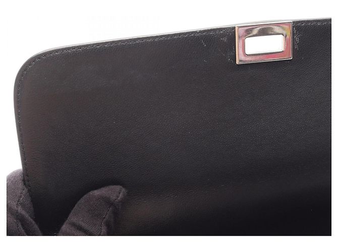 Céline Borsa a mano Celine Trapeze Small Nero Blu - vista 5