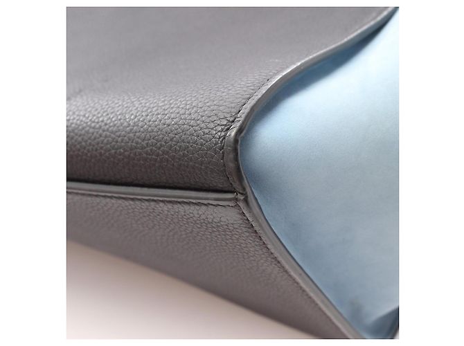 Céline Borsa a mano Celine Trapeze Small Nero Blu - vista 8