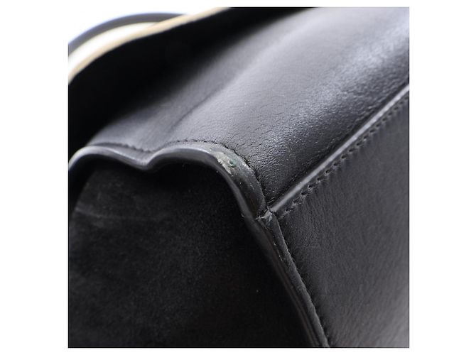 Céline Borsa 2-Way Celine Trapeze Medium Nero Bianco - vista 8