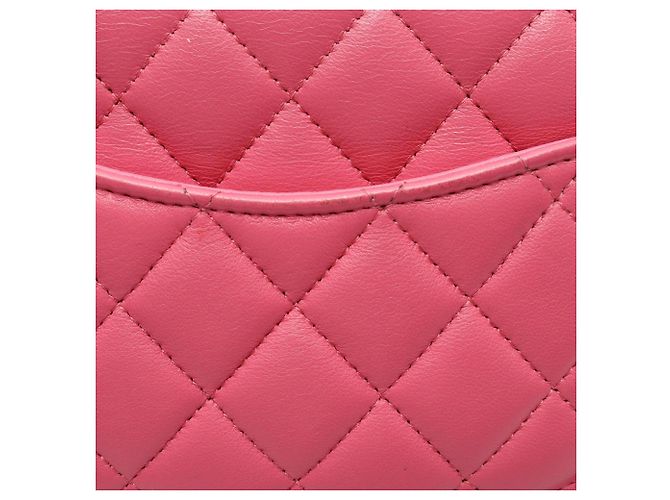 Borsa a tracolla Chanel Mini Matelassé in rosa - vista 10