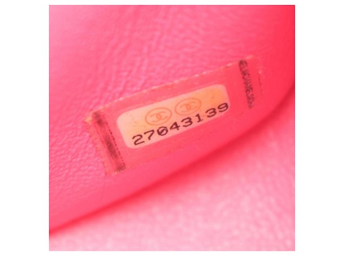 Borsa a tracolla Chanel Mini Matelassé in rosa - vista 5