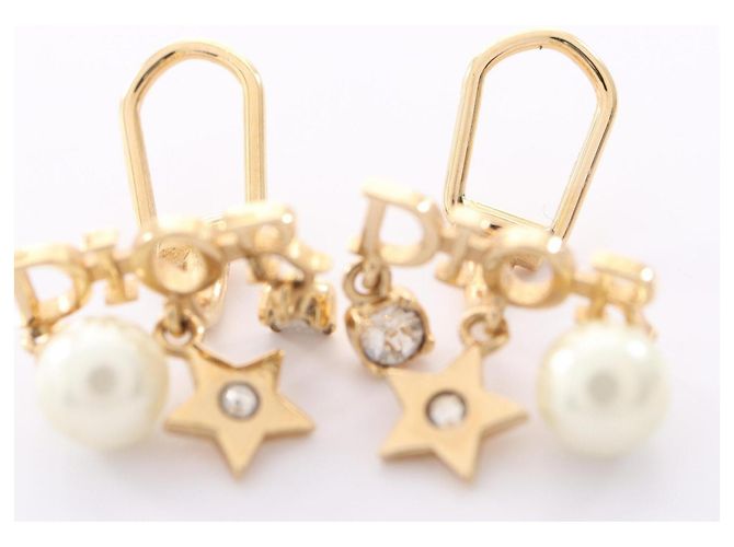 Christian Dior DIO(R)EVOLUTION Clip-Ohrringe Weiß Golden - Ansicht 5