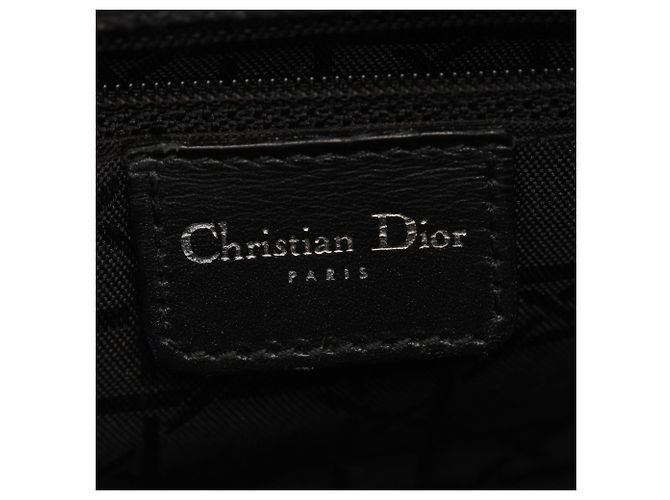 Borsa Christian Dior Cannage borchiata Nero - vista 4