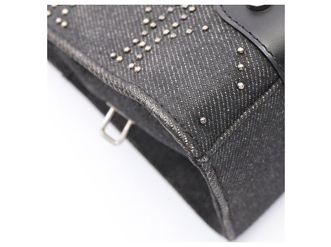 Borsa Christian Dior Cannage borchiata Nero - vista 5