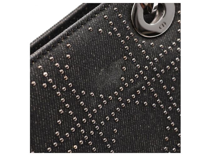 Borsa Christian Dior Cannage borchiata Nero - vista 8