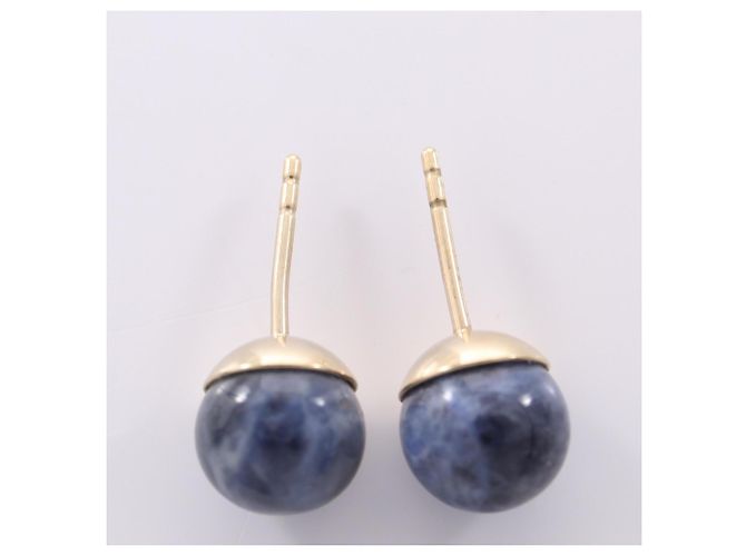 Orecchini Christian Dior Dior Tribal Drop D'oro Blu navy - vista 6