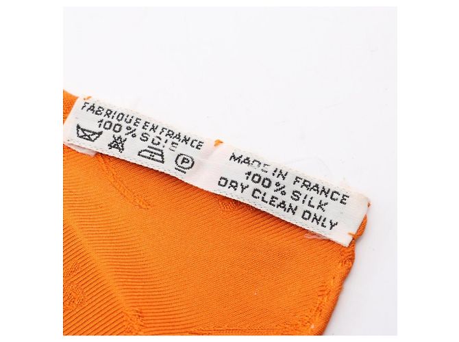 Silk In Hermès Hermes Carre 90 LE GEOGRAPHE Schal Mehrfarben Orange - Ansicht 3