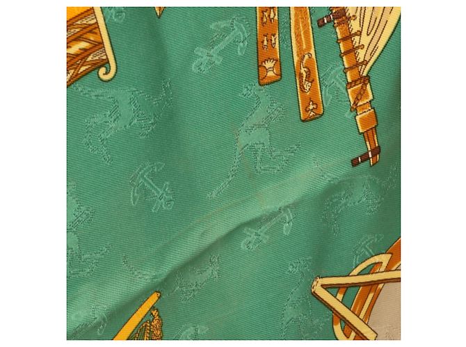 Silk In Hermès Hermes Carre 90 LE GEOGRAPHE Schal Mehrfarben Orange - Ansicht 6