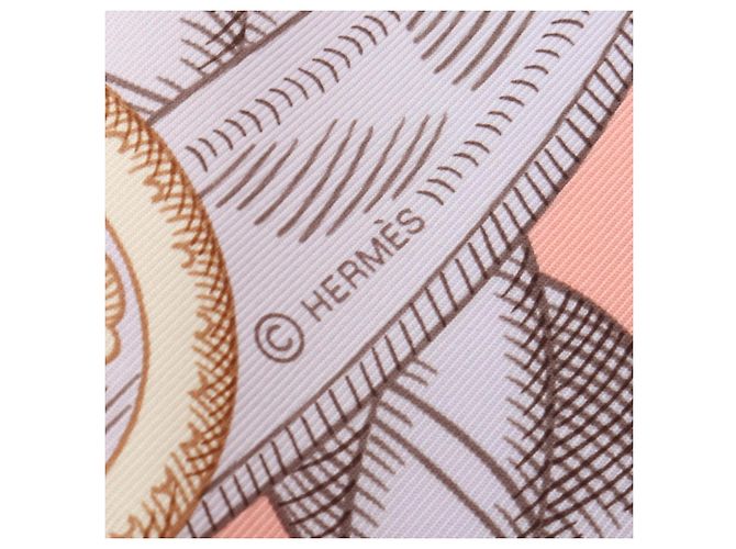 Hermès Foulard Hermes Carre 90 Della Cavalleria Rosa Multicolore - vista 2
