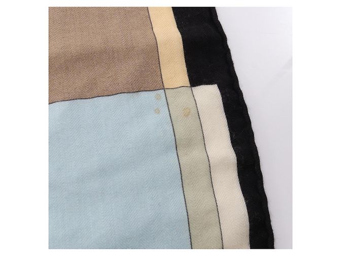 Hermès Hermes Carre Geant 140 Della Cavalleria Foulard Nero Multicolore Crudo - vista 9