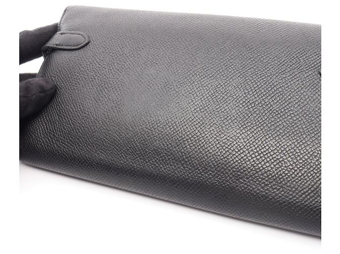 Hermès Cartera bi-fold Hermes Kelly Long Negro - vista 12