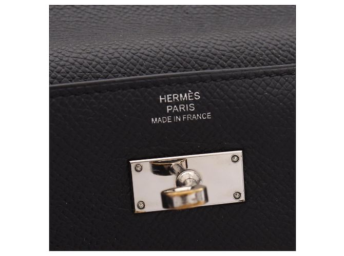 Hermès Cartera bi-fold Hermes Kelly Long Negro - vista 4