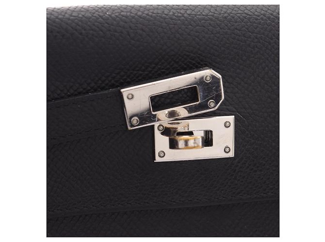 Hermès Cartera bi-fold Hermes Kelly Long Negro - vista 7