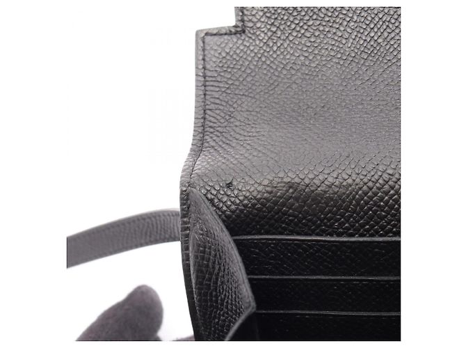 Hermès Cartera bi-fold Hermes Kelly Long Negro - vista 9