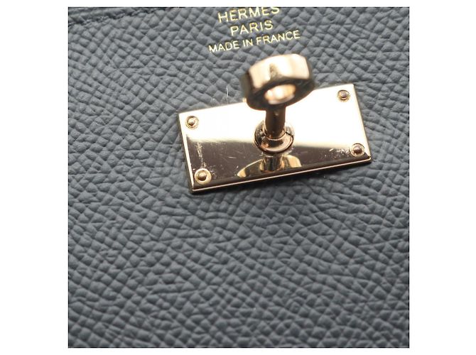 Hermès Borsa a tracolla Hermes Kelly Long To Go Gris Misty Marrone - vista 7