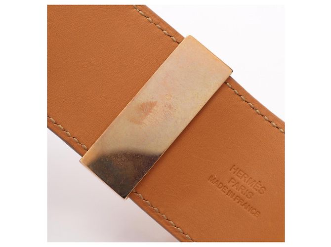 Hermès Hermes Collier de Chien Cle Bangle D'oro Crudo - vista 7