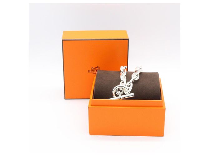 Hermès Pulsera Hermes Chaine d'Ancre GM Plata - vista 5