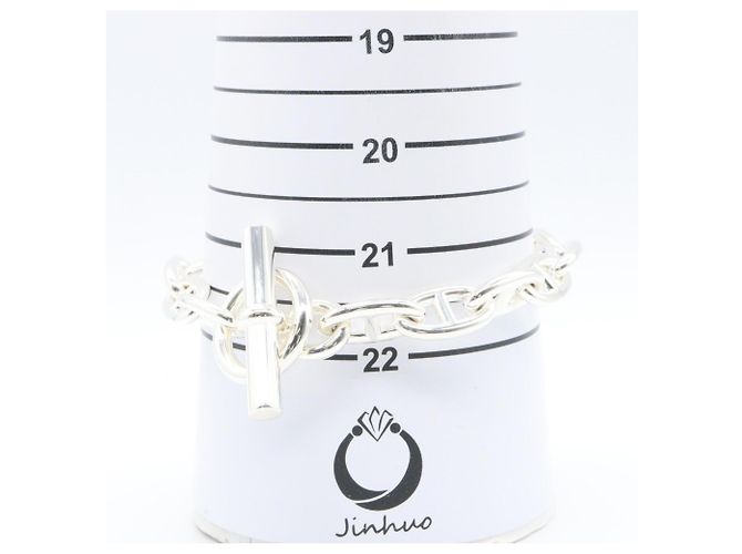 Hermès Pulsera Hermes Chaine d'Ancre GM Plata - vista 6
