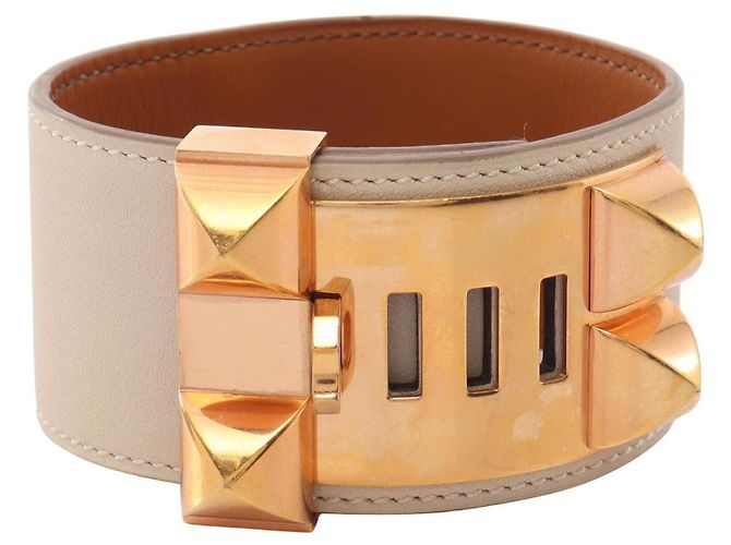 Hermès Hermes Collier de Chien Cle Bangle Golden Roh - Ansicht 2