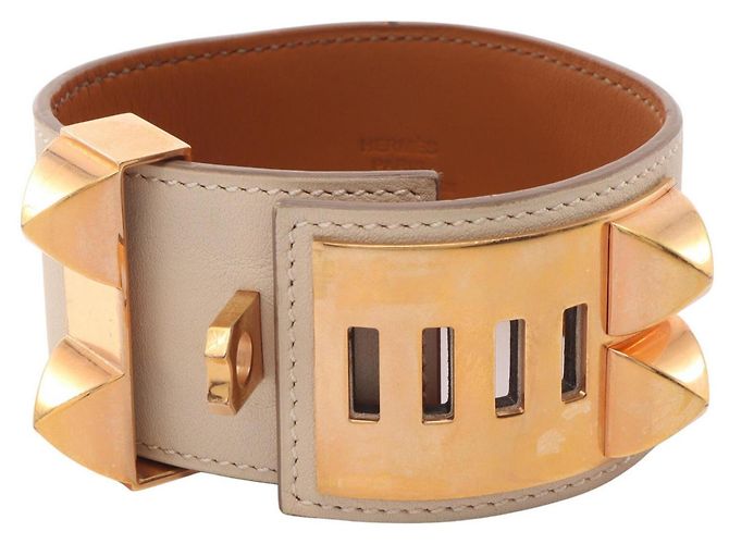 Hermès Hermes Collier de Chien Cle Bangle Golden Roh - Ansicht 3