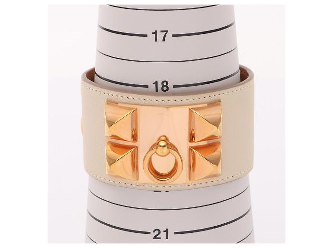 Hermès Hermes Collier de Chien Cle Bangle Golden Roh - Ansicht 6