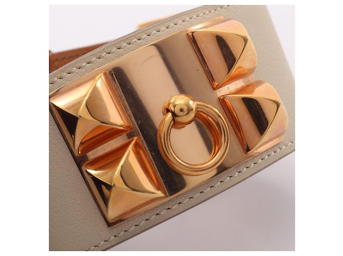 Hermès Hermes Collier de Chien Cle Bangle Golden Roh - Ansicht 9