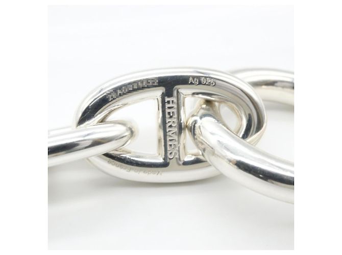 Hermès Bracciale con Charms Hermes Chaine d'Ancre TGM Argento - vista 4