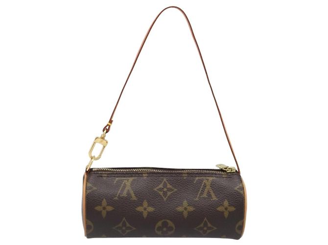Louis Vuitton Papillon Pochette Monogram Canvas Mini Marrone - vista 2