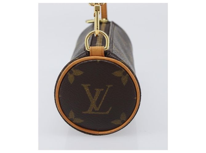Louis Vuitton Papillon Pochette Monogram Canvas Mini Marrone - vista 3