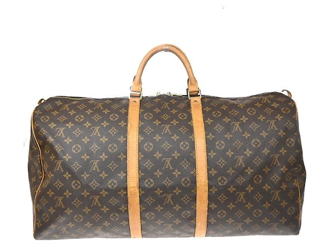 Louis Vuitton Keepall Monogram Canvas 60 Marrone - vista 3