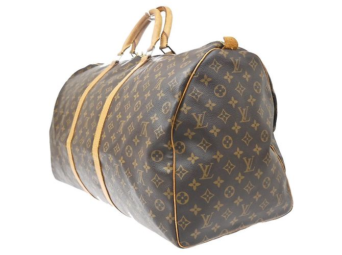 Louis Vuitton Keepall Monogram Canvas 60 Marrone - vista 4