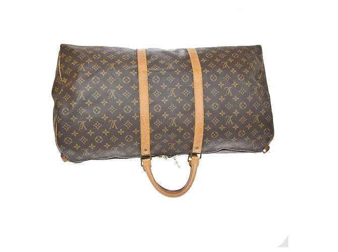 Louis Vuitton Keepall Monogram Canvas 60 Marrone - vista 5