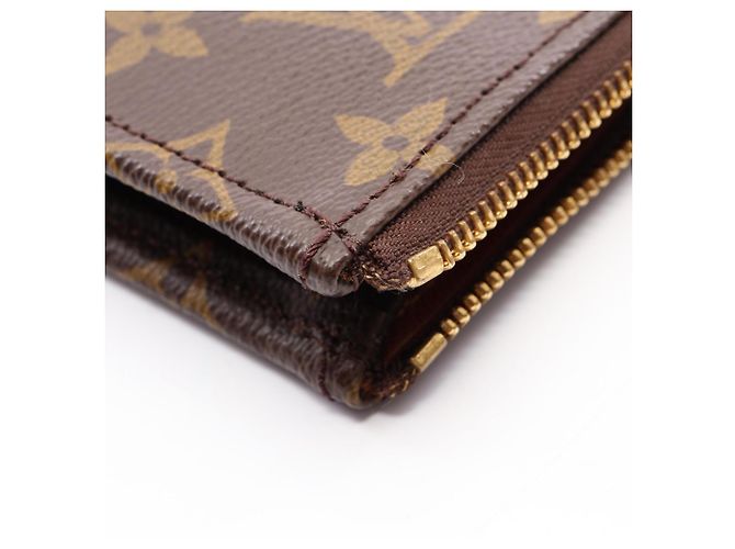 Louis Vuitton Pochette Document Clutch Handbag Marrone - vista 8