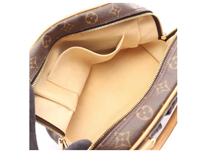 Louis Vuitton Manhattan PM Handtasche Braun - Ansicht 3