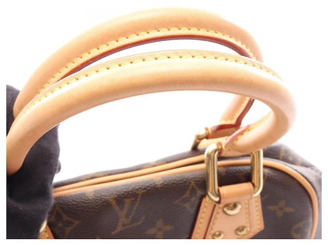 Louis Vuitton Manhattan PM Handtasche Braun - Ansicht 8
