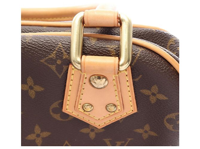Louis Vuitton Manhattan PM Handtasche Braun - Ansicht 9
