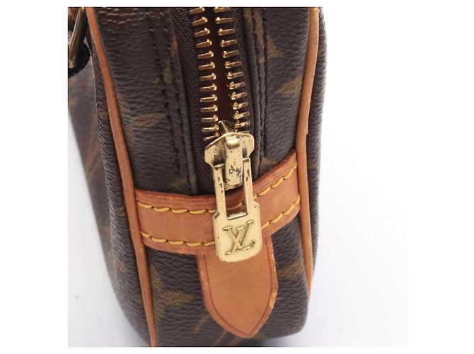 Borsa a tracolla Louis Vuitton Marly Bandoulière Monogram Marrone - vista 6