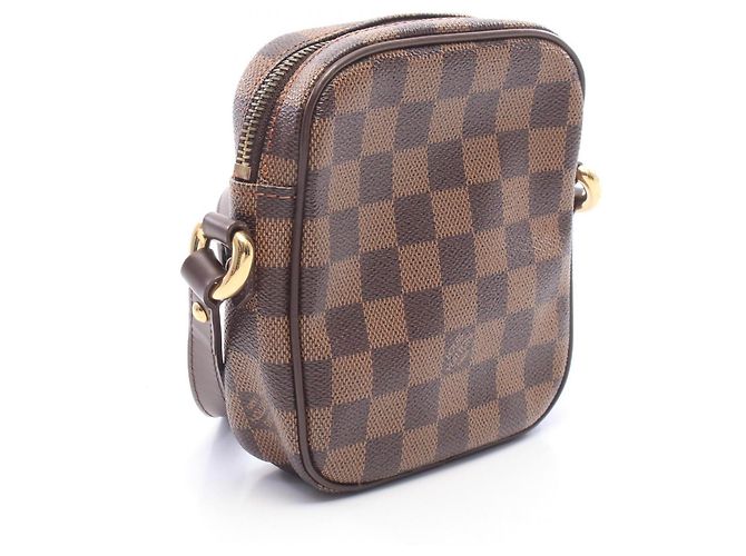 Borsa a tracolla Louis Vuitton Lift Damier Ebene Marrone - vista 2