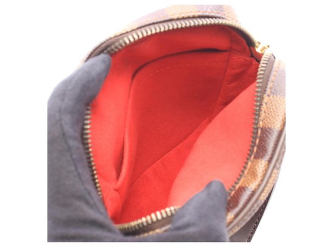 Borsa a tracolla Louis Vuitton Lift Damier Ebene Marrone - vista 3