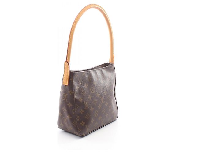 Bolsa de Ombro Louis Vuitton Looping MM Marrom - vista 2