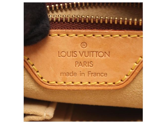 Bolsa de Ombro Louis Vuitton Looping MM Marrom - vista 4