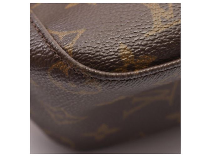 Bolsa de Ombro Louis Vuitton Looping MM Marrom - vista 6