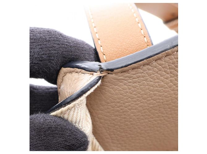 Bolsa 2-Way Loewe Hammock Small Marrom Bege - vista 10