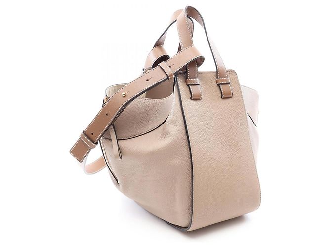 Bolsa 2-Way Loewe Hammock Small Marrom Bege - vista 2