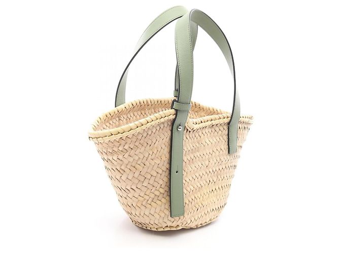 Loewe Basket Bag S Small Handtasche Beige Grün - Ansicht 2