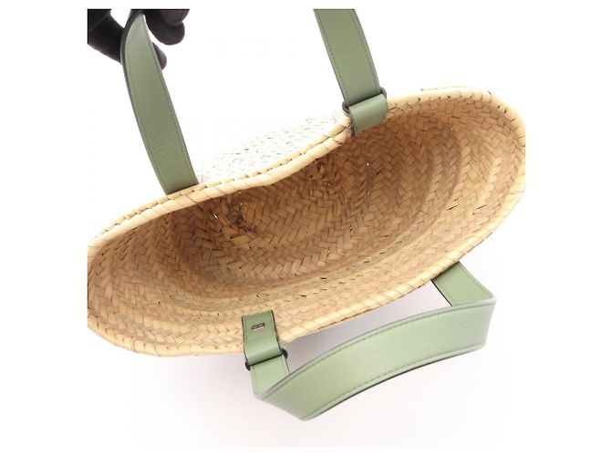 Loewe Basket Bag S Small Handtasche Beige Grün - Ansicht 3