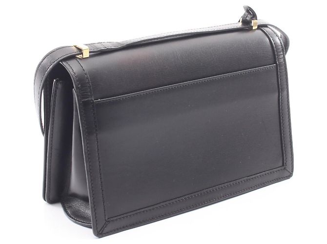 Loewe Barcelona Schultertasche aus schwarzem Leder - Ansicht 2