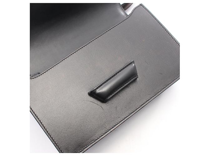 Loewe Barcelona Schultertasche aus schwarzem Leder - Ansicht 6