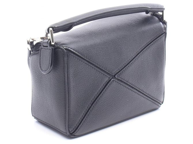 Bolso Loewe Hammock con cordón Mini Negro - vista 2