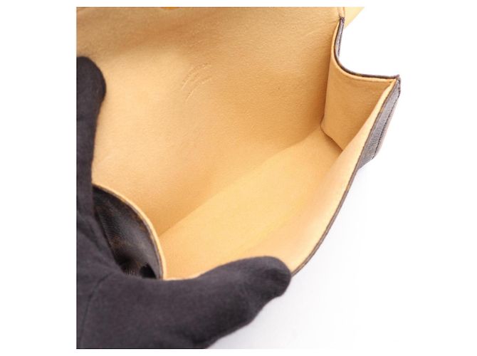 Louis Vuitton Monogram Pochette Florentine Gürteltasche Braun Monogramm - Ansicht 3